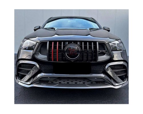 Решетка радиатора GT Panamericana GT-R Carbon (для AMG-Line/GLE53/GLE63 2019-2023) для Mercedes GLE coupe C167 2019- гг