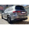 Задній дифузор з насадками BlackEdition (дизайн GLS63) для Mercedes GLS X167 2019- рр
