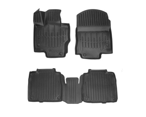 Резиновые коврики Stingray 3D (5 шт) для Mercedes GLS X167 2019- гг