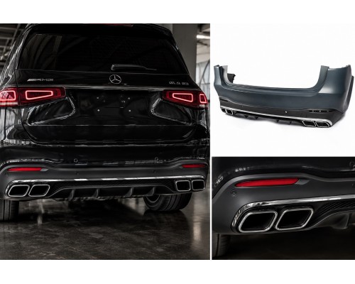 Задний бампер с диффузором AMG GLS63 для Mercedes GLS X167 2019- гг