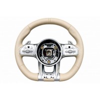 Руль AMG 2018-Style (бежевый, 4pin) для Mercedes GLS X167 2019- гг