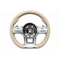 Руль AMG-Style (для AMG, бежевый) для Mercedes R-class W251 2005-2017 гг