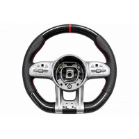 Руль AMG-Style (для AMG, Карбон -2026 Красный) для Mercedes R-class W251 2005-2017 гг