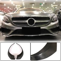 Вставки в передний бампер (для AMG-Line 2015-2018, Карбон) для Mercedes S-class C217 Coupe