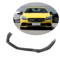 Накладка на передний бампер Lip (для Base 2016-2020, Карбон) для Mercedes SLK R172