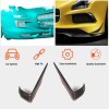 Флапсы на передний бампер V2 (Карбон) для Mercedes SLS C197 2010-2014 гг