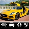 Флапсы на передний бампер V2 (Карбон) для Mercedes SLS C197 2010-2014 гг