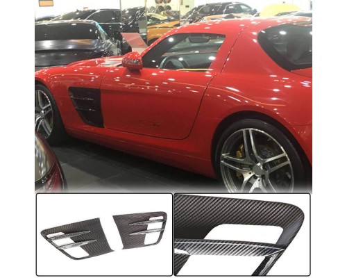Накладки на передние крылья (Dry Carbon) для Mercedes SLS C197 2010-2014 гг