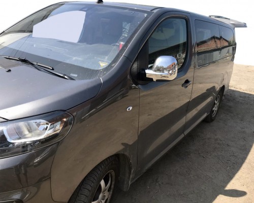 Накладки на дзеркала (2 шт., пласт.) OmsaLine для Peugeot Traveller 2017- рр