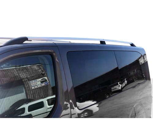 Хромированные Рейлинги Длинная база, металлическая опора для Peugeot Traveller 2017- гг