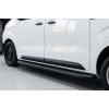 Боковые пороги Bosphorus Black (2 шт., алюминий) XS – Короткая База для Peugeot Traveller 2017- гг
