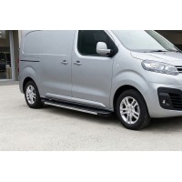 Боковые Подножки Maya V1 (2 шт., Алюминий) M - Средняя Колесная База для Peugeot Traveller 2017- гг