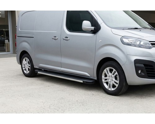 Боковые Подножки Maya V1 (2 шт., Алюминий) M - Средняя Колесная База для Peugeot Traveller 2017- гг