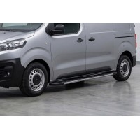 Боковые Подножки Duru (2 шт., Алюминий) XS – Короткая База для Peugeot Traveller 2017- гг