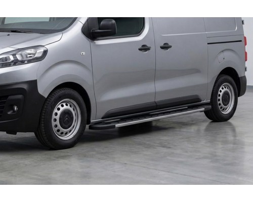 Боковые Подножки Duru (2 шт., Алюминий) XS – Короткая База для Peugeot Traveller 2017- гг