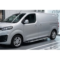 Боковые Подножки Sunrise (2 шт., Алюминий) XL – Длинная база для Peugeot Traveller 2017- гг