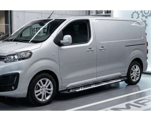 Боковые Подножки Sunrise (2 шт., Алюминий) M - Средняя Колесная База для Peugeot Traveller 2017- гг