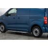 Боковые Подножки Line (2 шт., Алюминий) XS – Короткая База для Peugeot Traveller 2017- гг