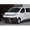 Кенгурятник WT003 (нержавейка) для Peugeot Traveller 2017- гг