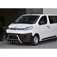 Кенгурятник WT003 (нержавейка) для Peugeot Traveller 2017- гг