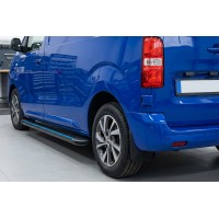 Боковые Подножки Maya Blue (2 шт., Алюминий) XL – Длинная база для Peugeot Traveller 2017- гг