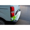 Накладка на задній бампер з загином OmsaLine (нерж) Коротка/Середня бази для Peugeot Traveller 2017- рр