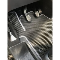 Полиуретановые коврики (2 шт, EVA, черные) 1-20261 для Peugeot Traveller 2017- гг