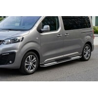 Боковые Подножки Tayga V2 (2 шт., Алюминий) XS - Короткая База для Peugeot Traveller 2017- гг